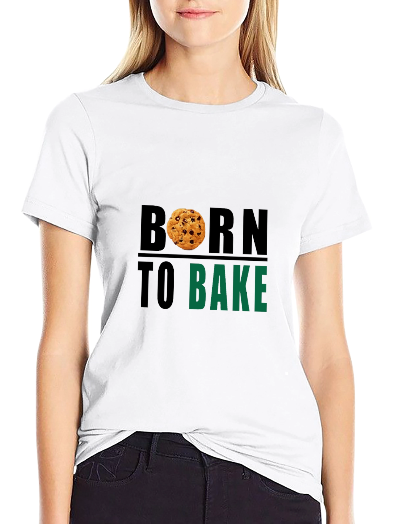 Born to Bake Cookie Graphic T-Shirt