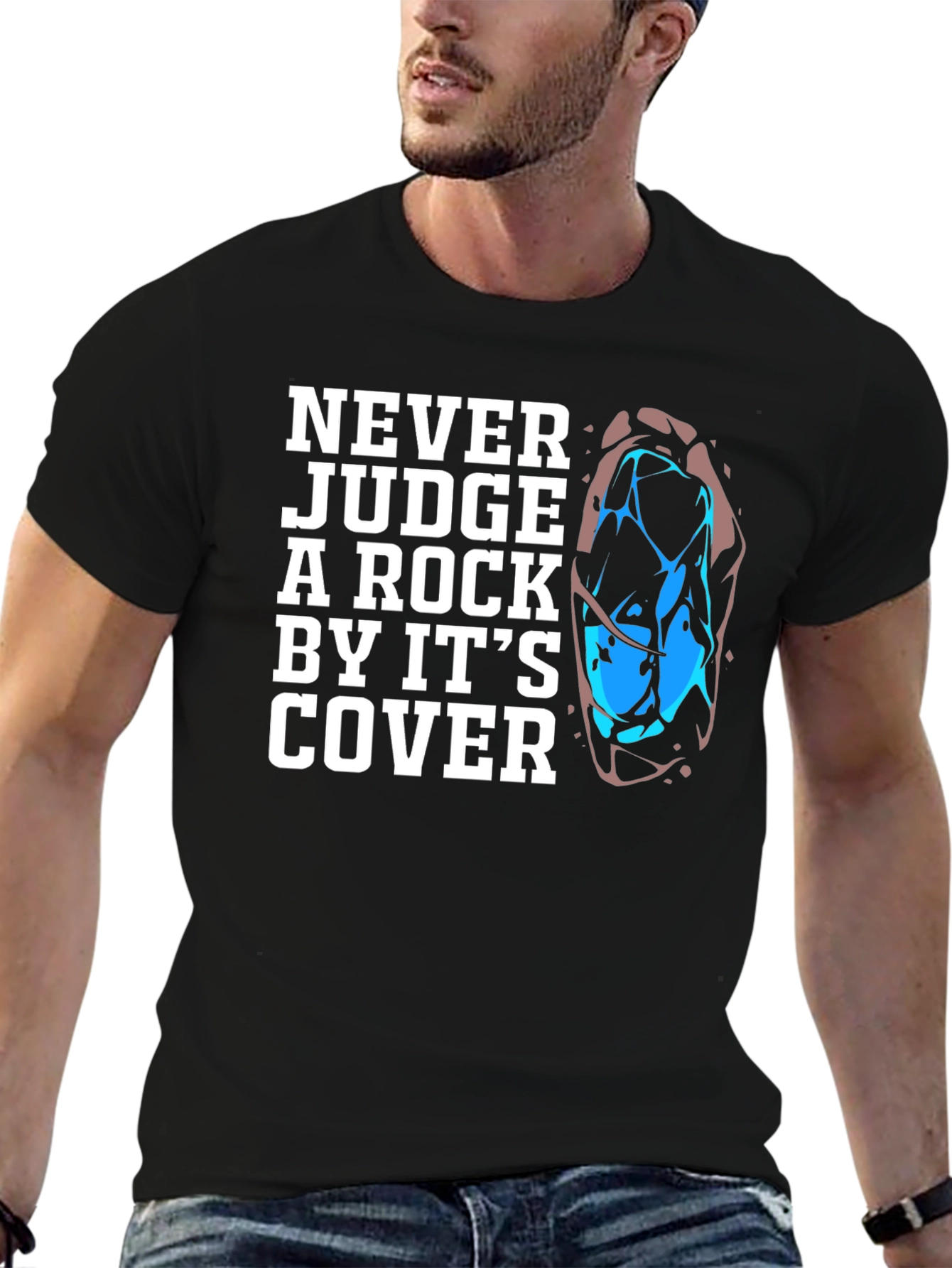 Never Judge a Rock Graphic Tee