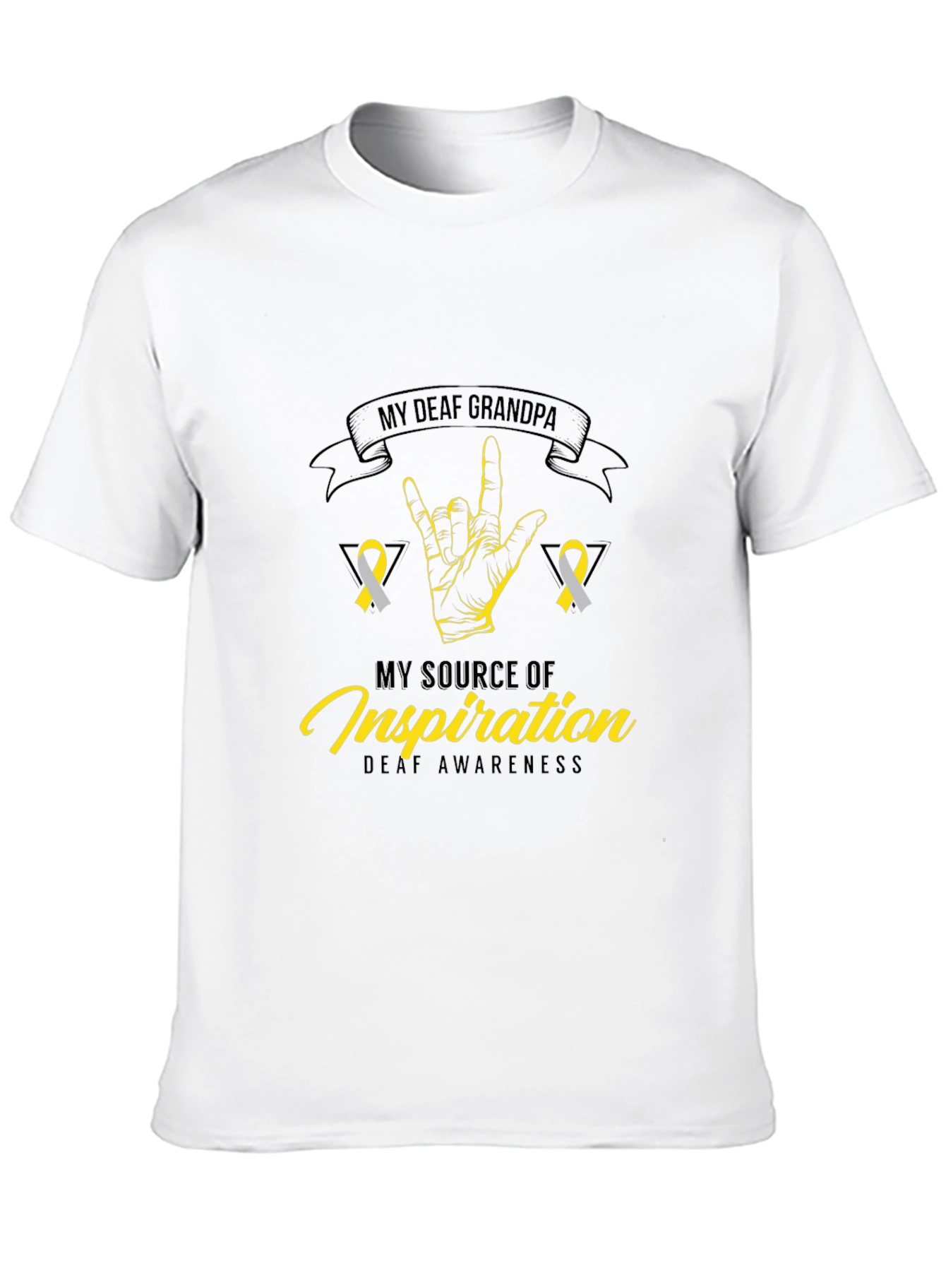 My Deaf Grandpa Awareness T-Shirt