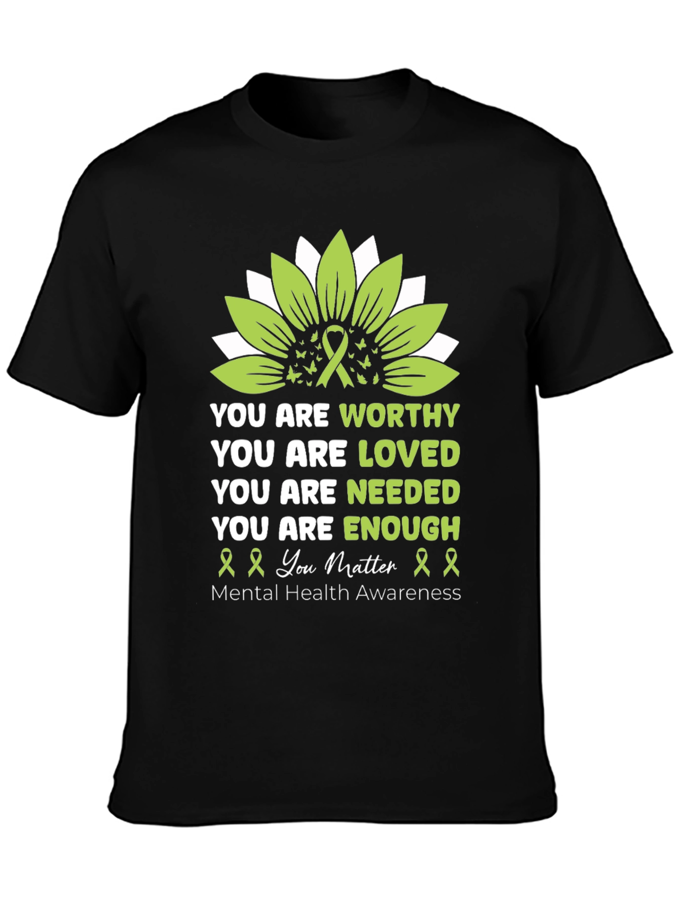Mental Health Awareness Graphic T-Shirt