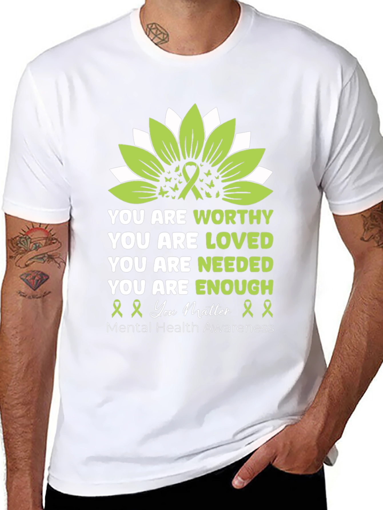 Mental Health Awareness Graphic T-Shirt