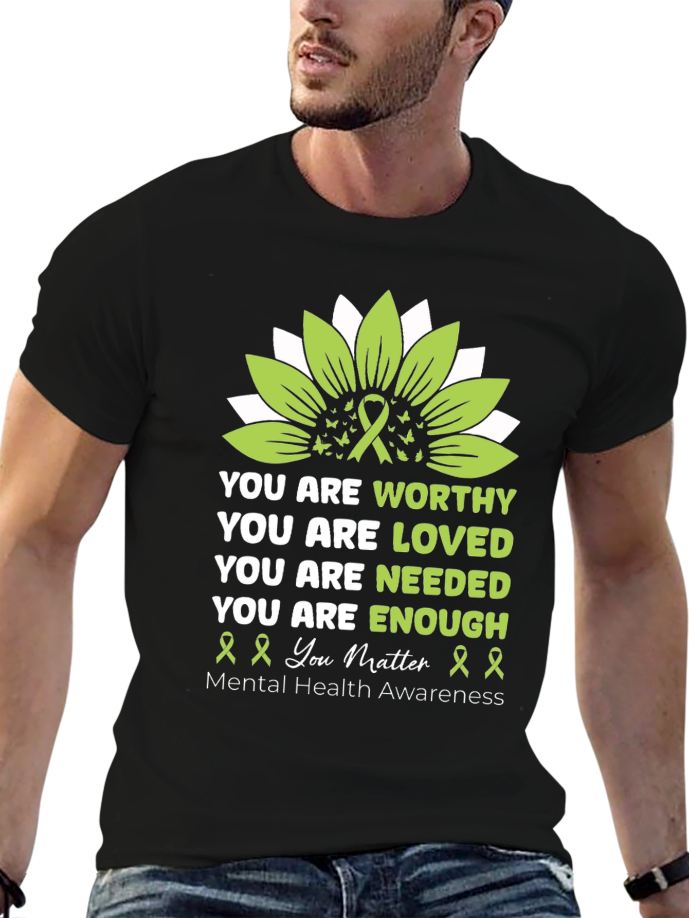 Mental Health Awareness Graphic T-Shirt