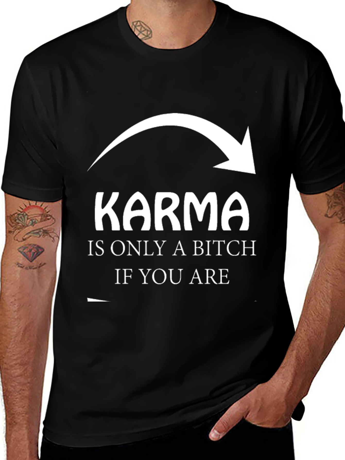 Karma Sarcastic Graphic T-Shirt - Unisex