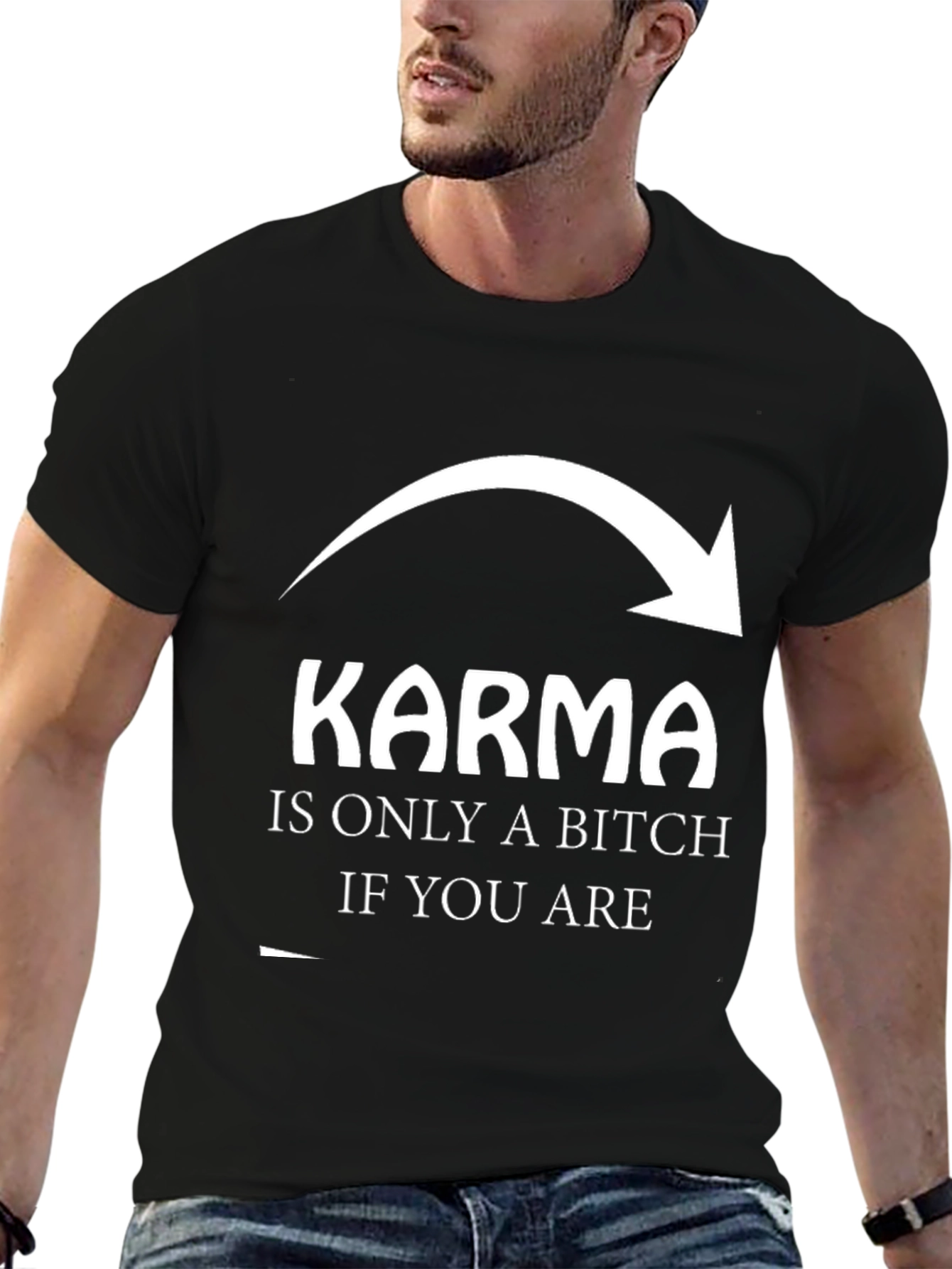 Karma Sarcastic Graphic T-Shirt - Unisex
