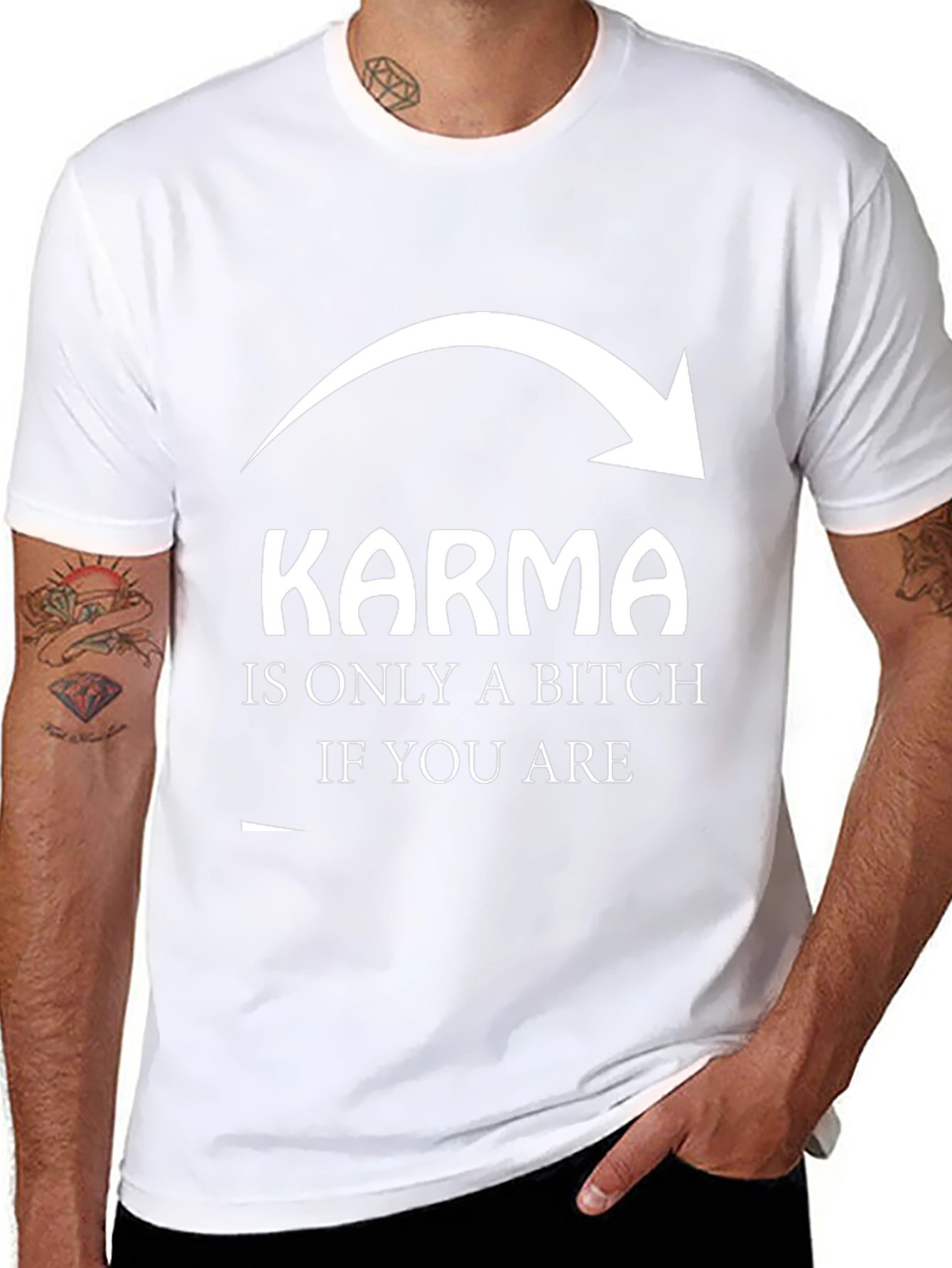 Karma Sarcastic Graphic T-Shirt - Unisex