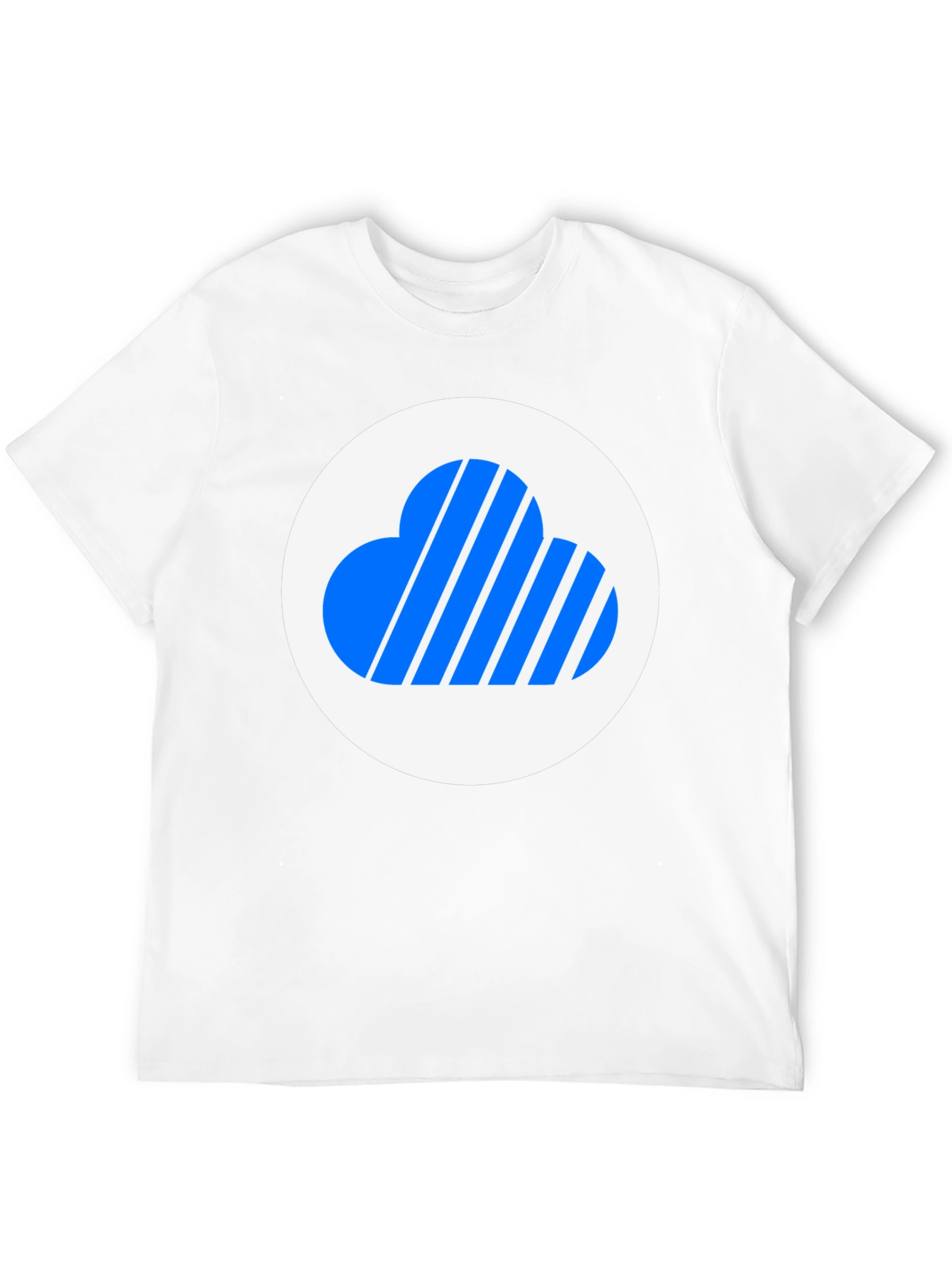 Cloud Logo Black T-Shirt - Modern Style