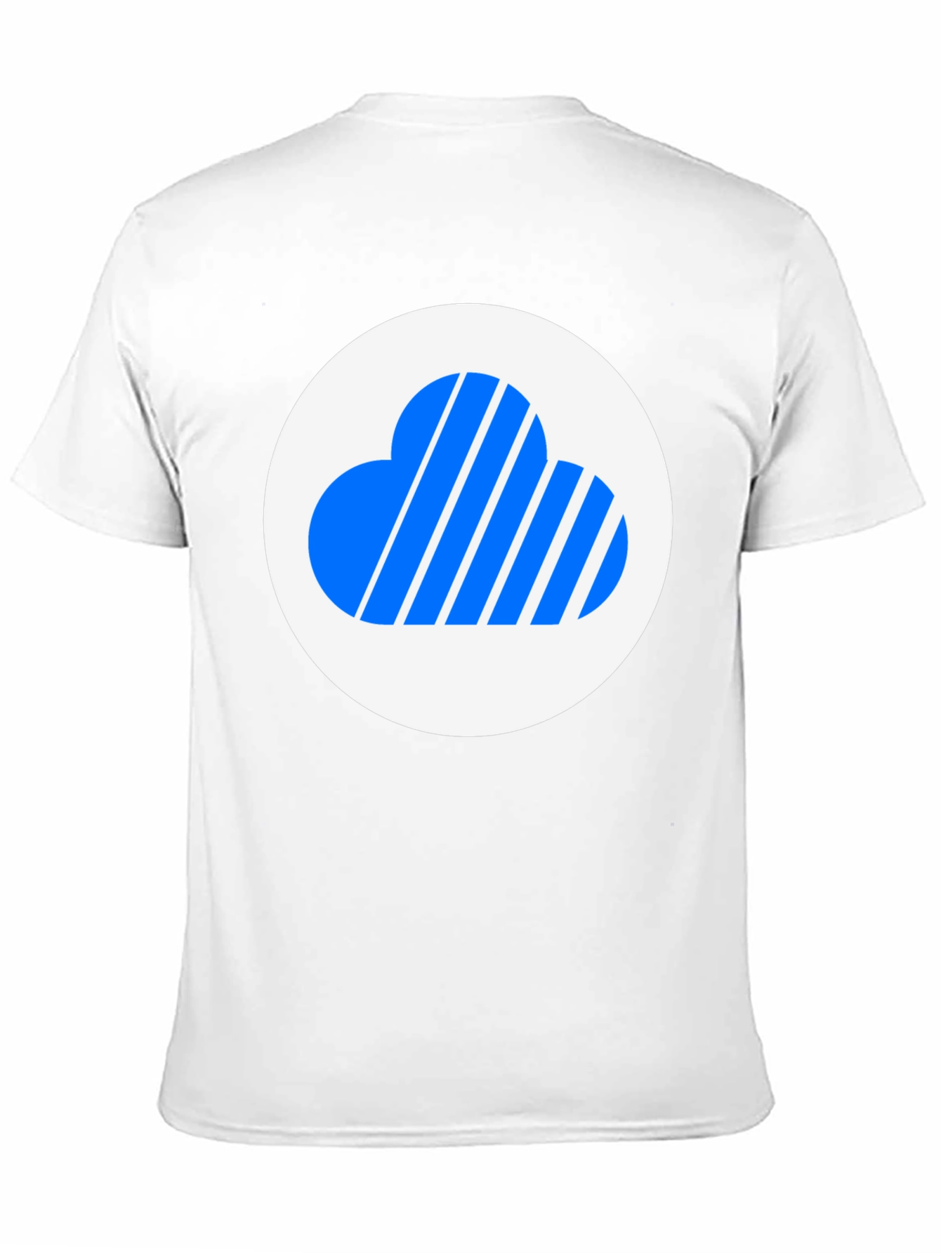 Cloud Logo Black T-Shirt - Modern Style
