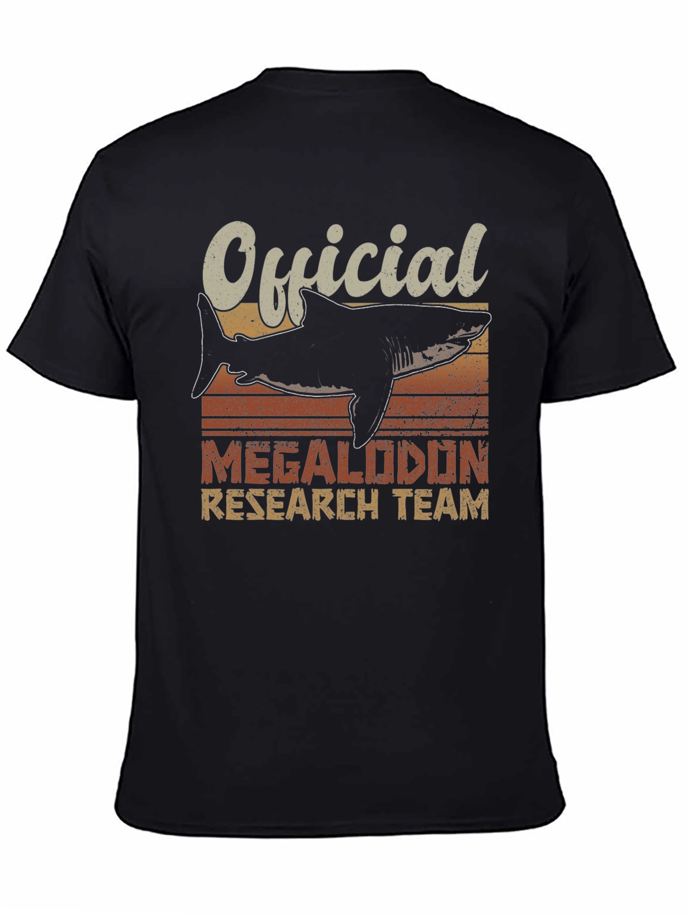Official Megalodon Research Team Graphic T-Shirt