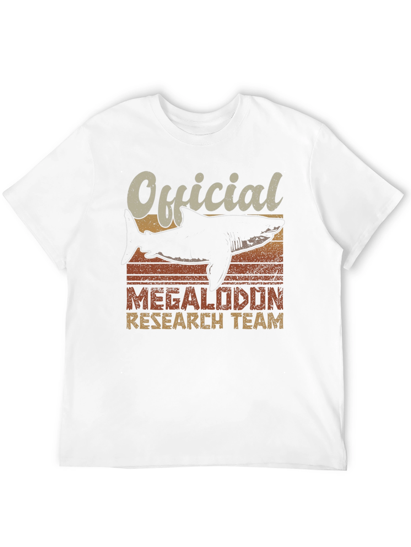 Official Megalodon Research Team Graphic T-Shirt