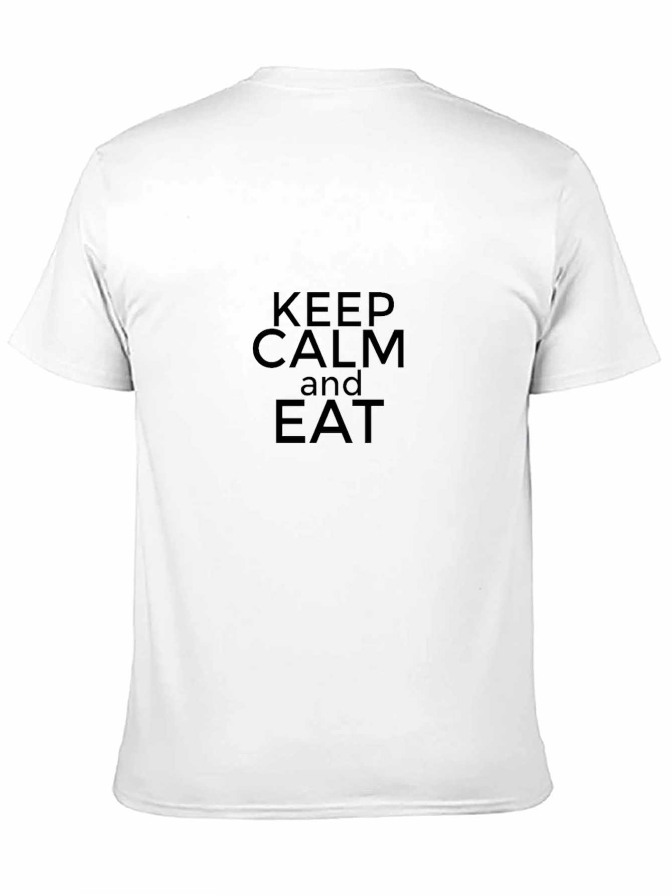 Keep Calm and Eat Black T-Shirt
