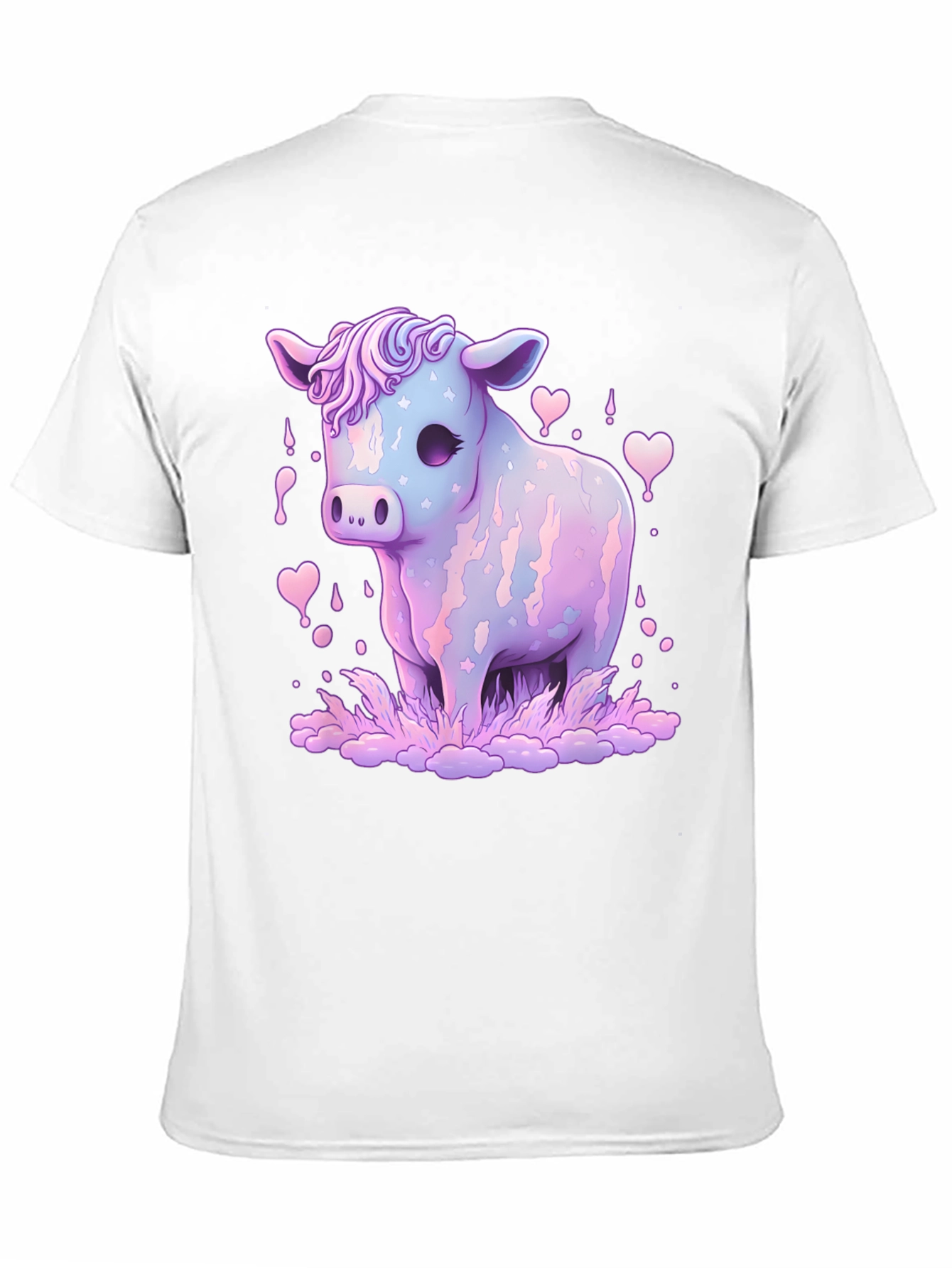 Pastel Cow Graphic Tee