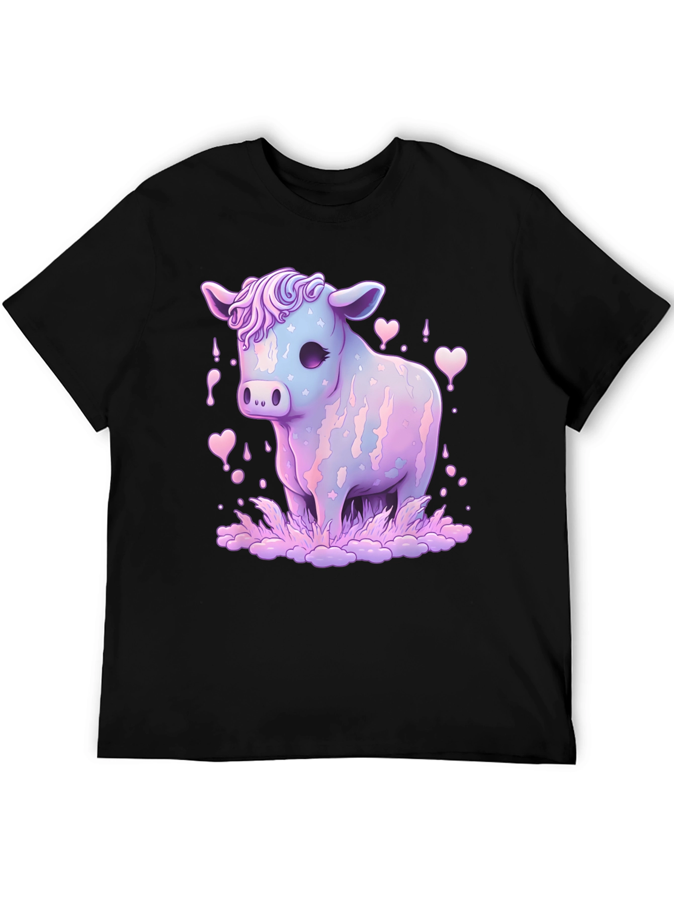 Pastel Cow Graphic Tee