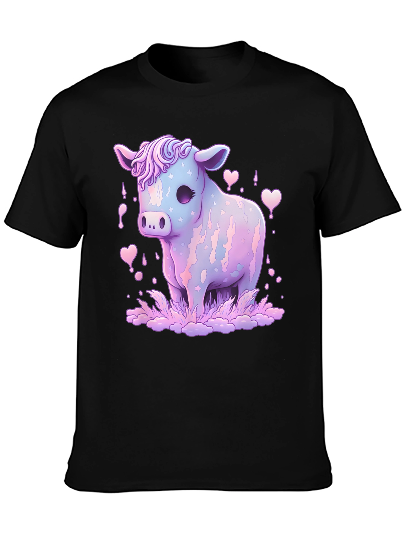 Pastel Cow Graphic Tee