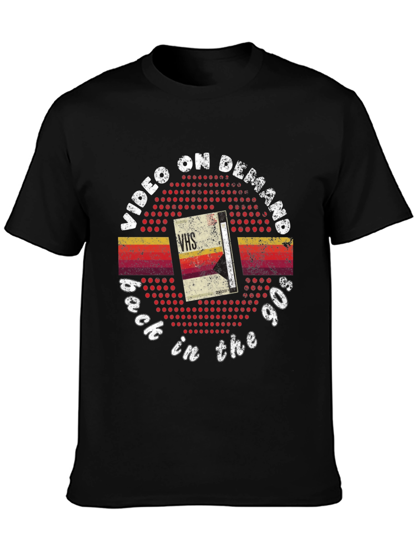 Video on Demand 90s Retro VHS Graphic Tee