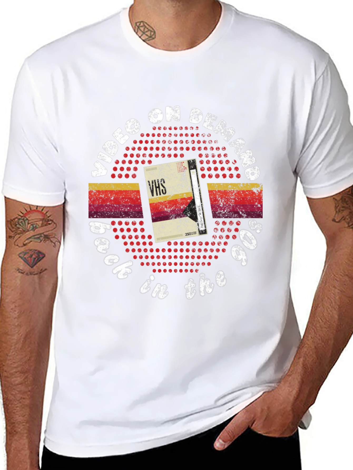 Video on Demand 90s Retro VHS Graphic Tee