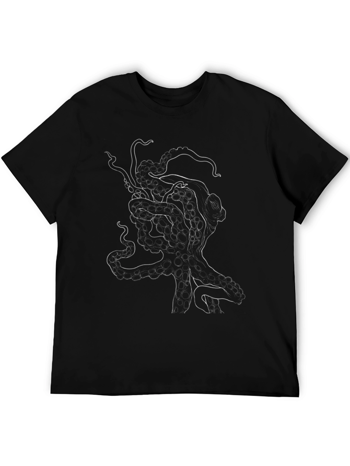 Tentacle Graphic Tee - Unique Kraken Design