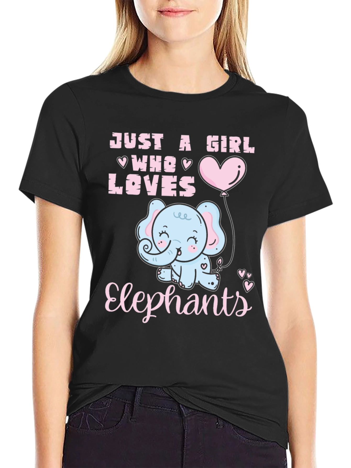 Just A Girl Who Loves Elephants T-Shirt