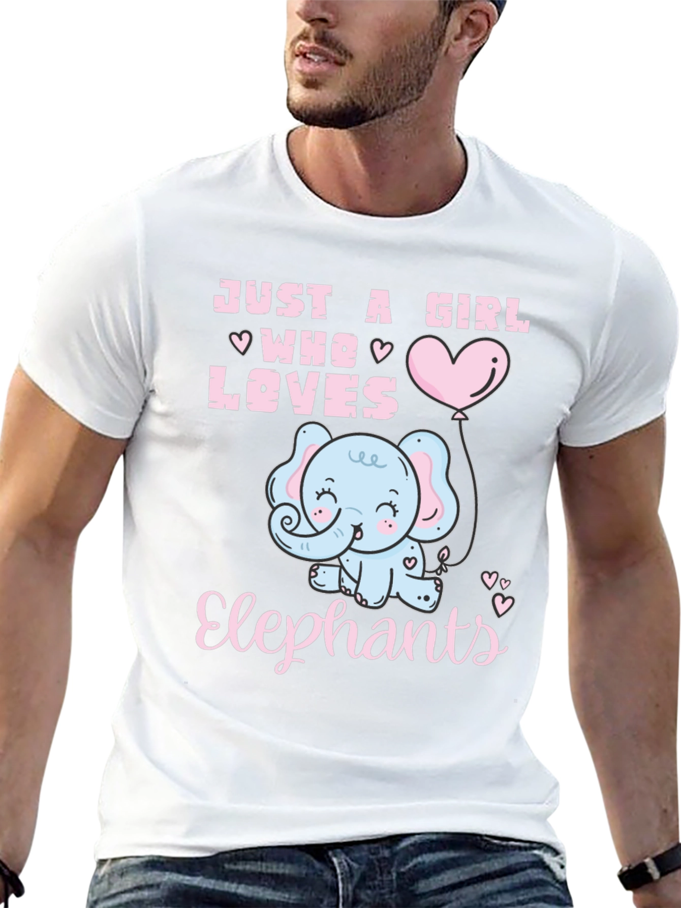 Just A Girl Who Loves Elephants T-Shirt