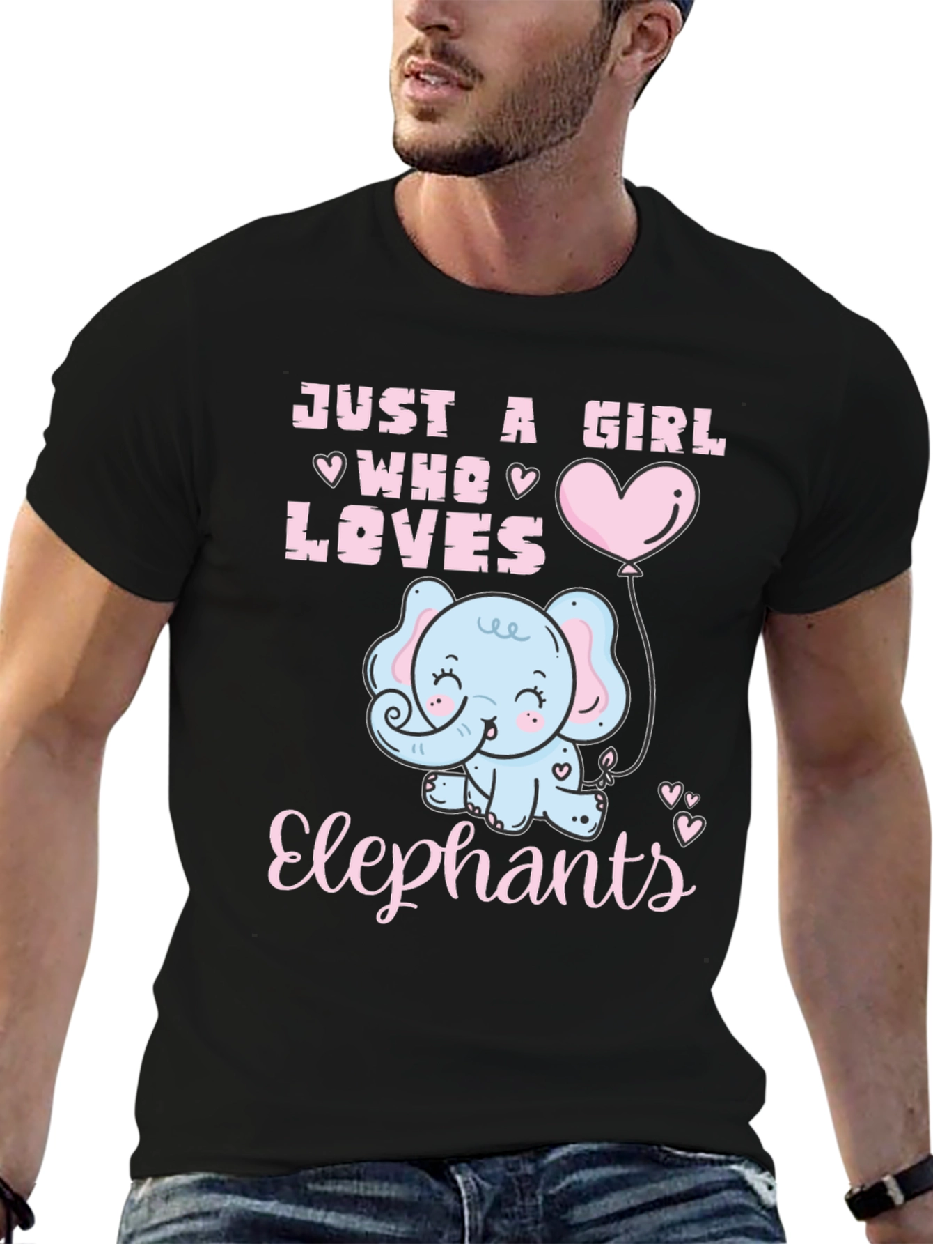Just A Girl Who Loves Elephants T-Shirt