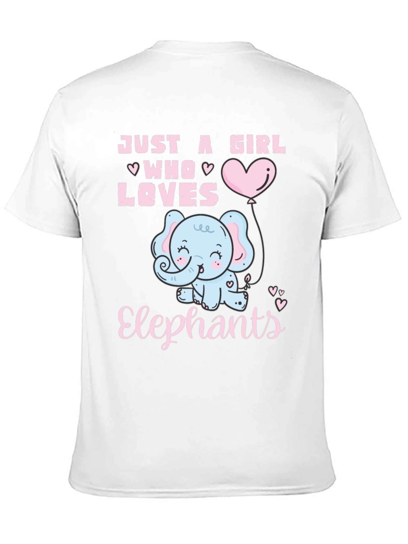 Just A Girl Who Loves Elephants T-Shirt