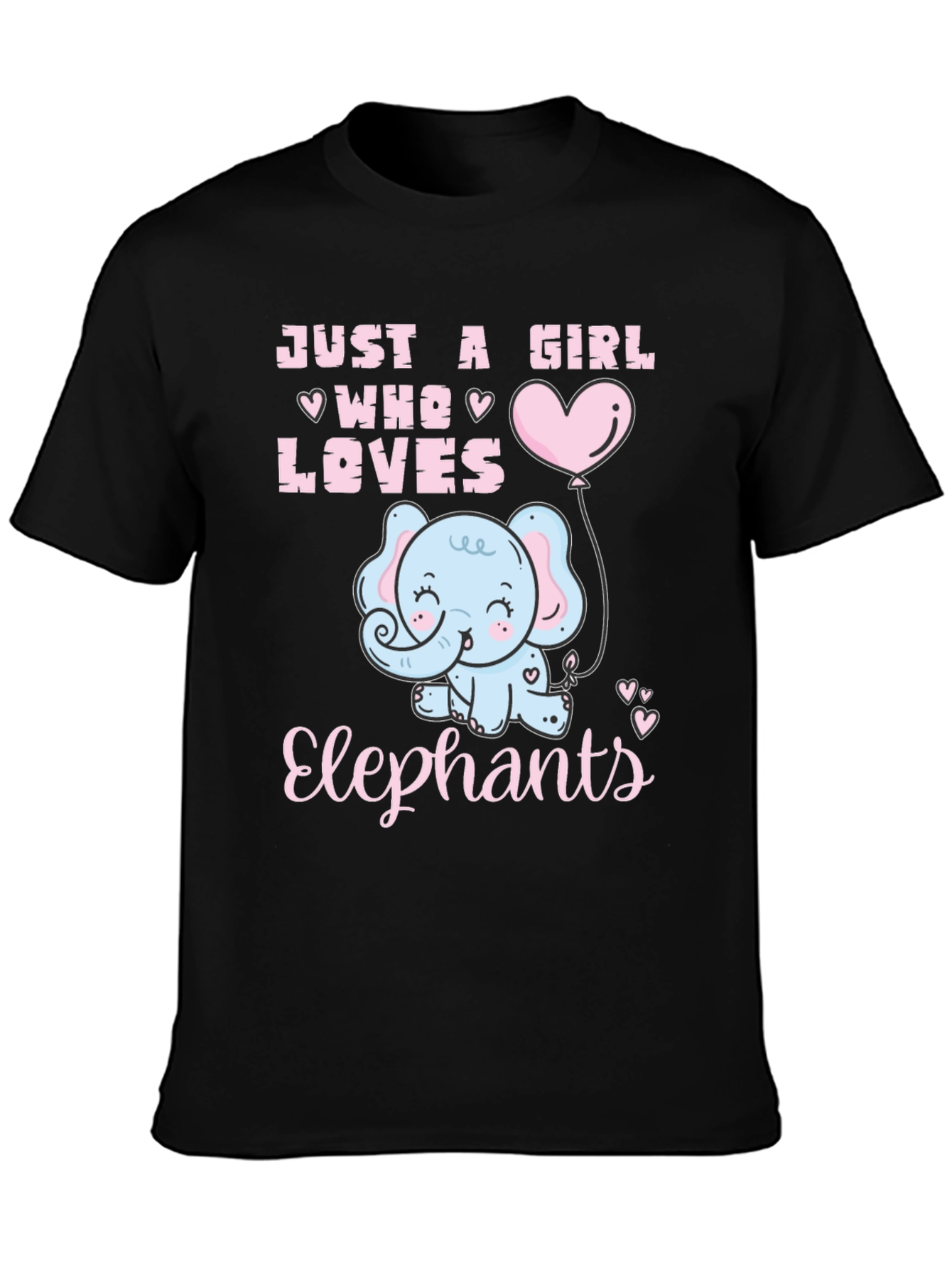Just A Girl Who Loves Elephants T-Shirt