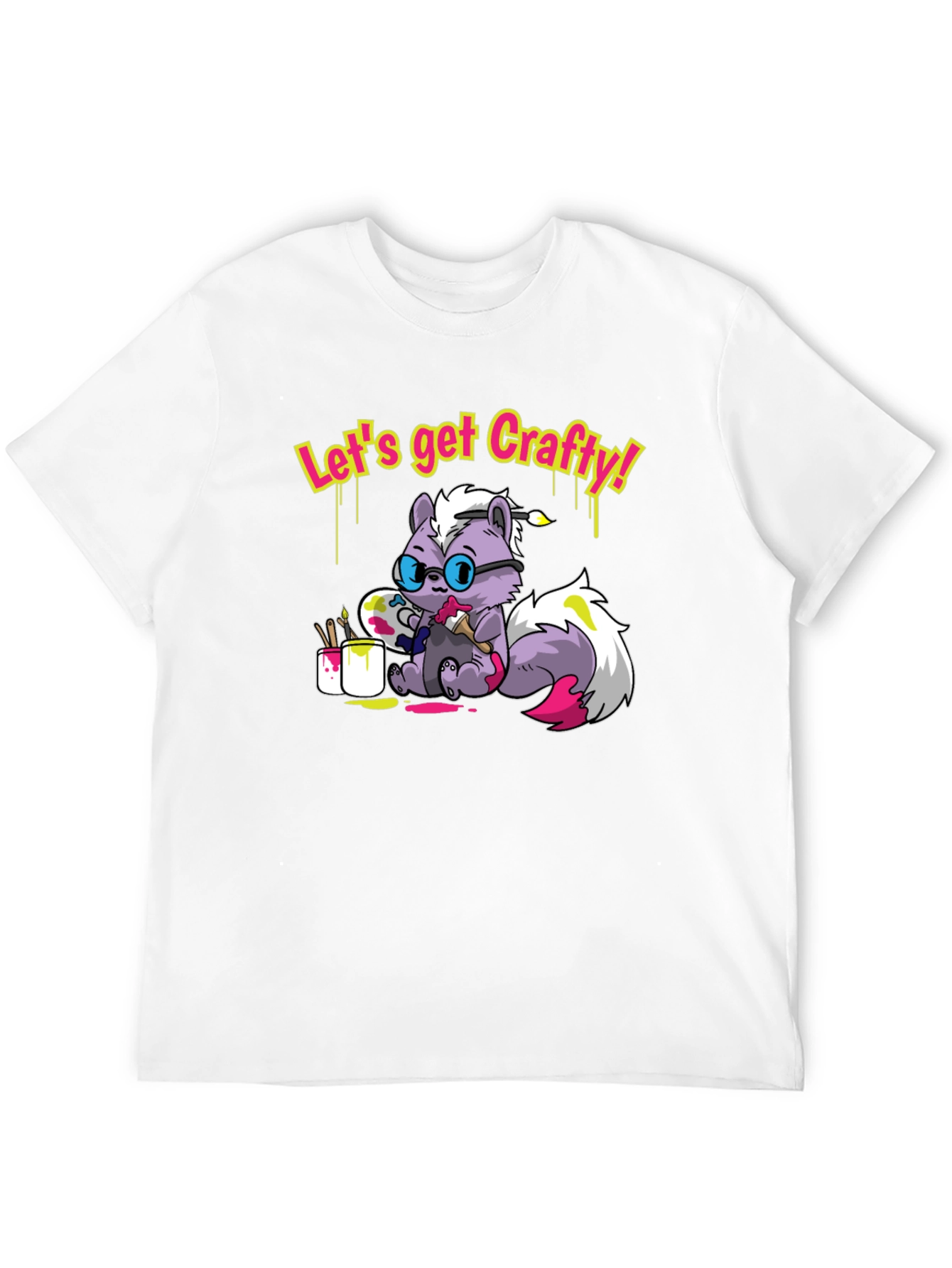 Crafty Skunk Black T-Shirt