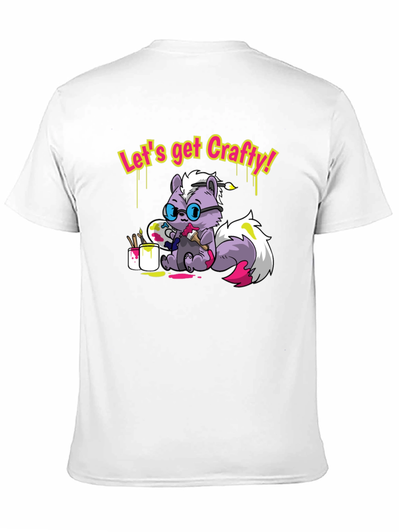 Crafty Skunk Black T-Shirt