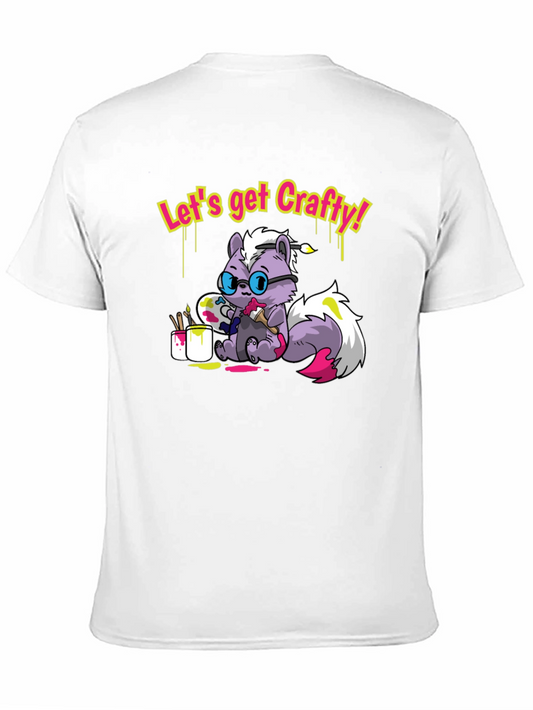 Crafty Skunk Black T-Shirt
