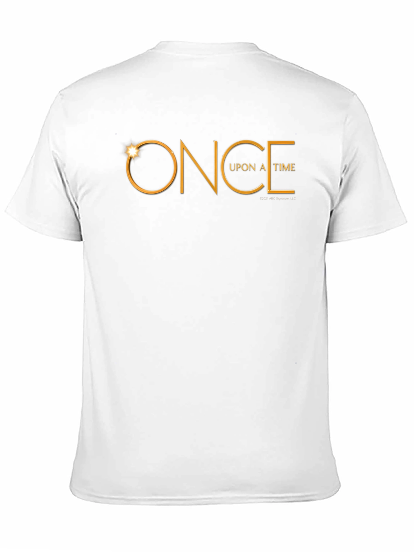 Once Upon A Time Gold Logo Black T-Shirt