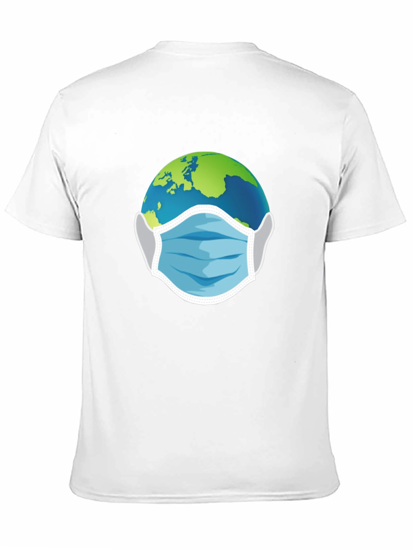Earth With Mask Graphic Tee