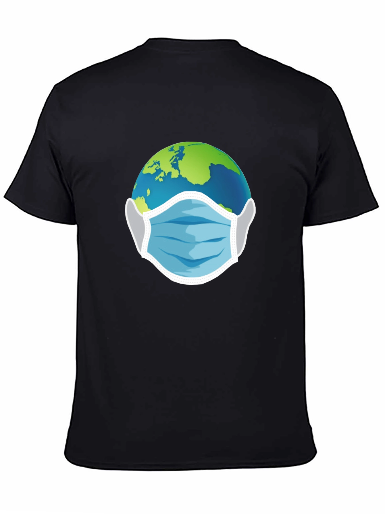 Earth With Mask Graphic Tee