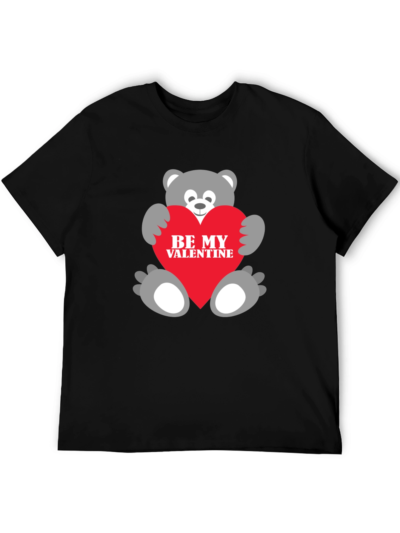 Be My Valentine Teddy Bear Graphic Tee