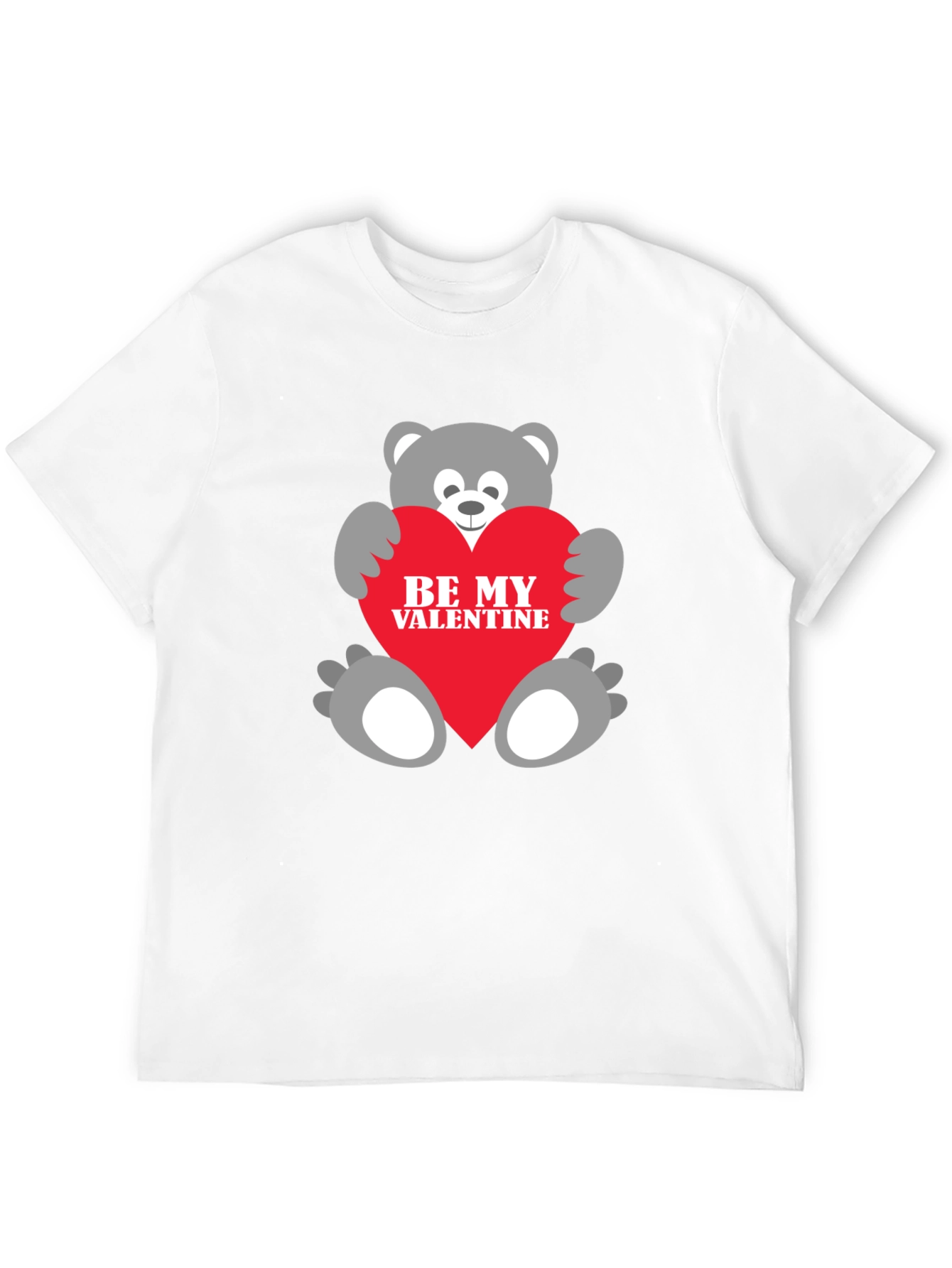 Be My Valentine Teddy Bear Graphic Tee