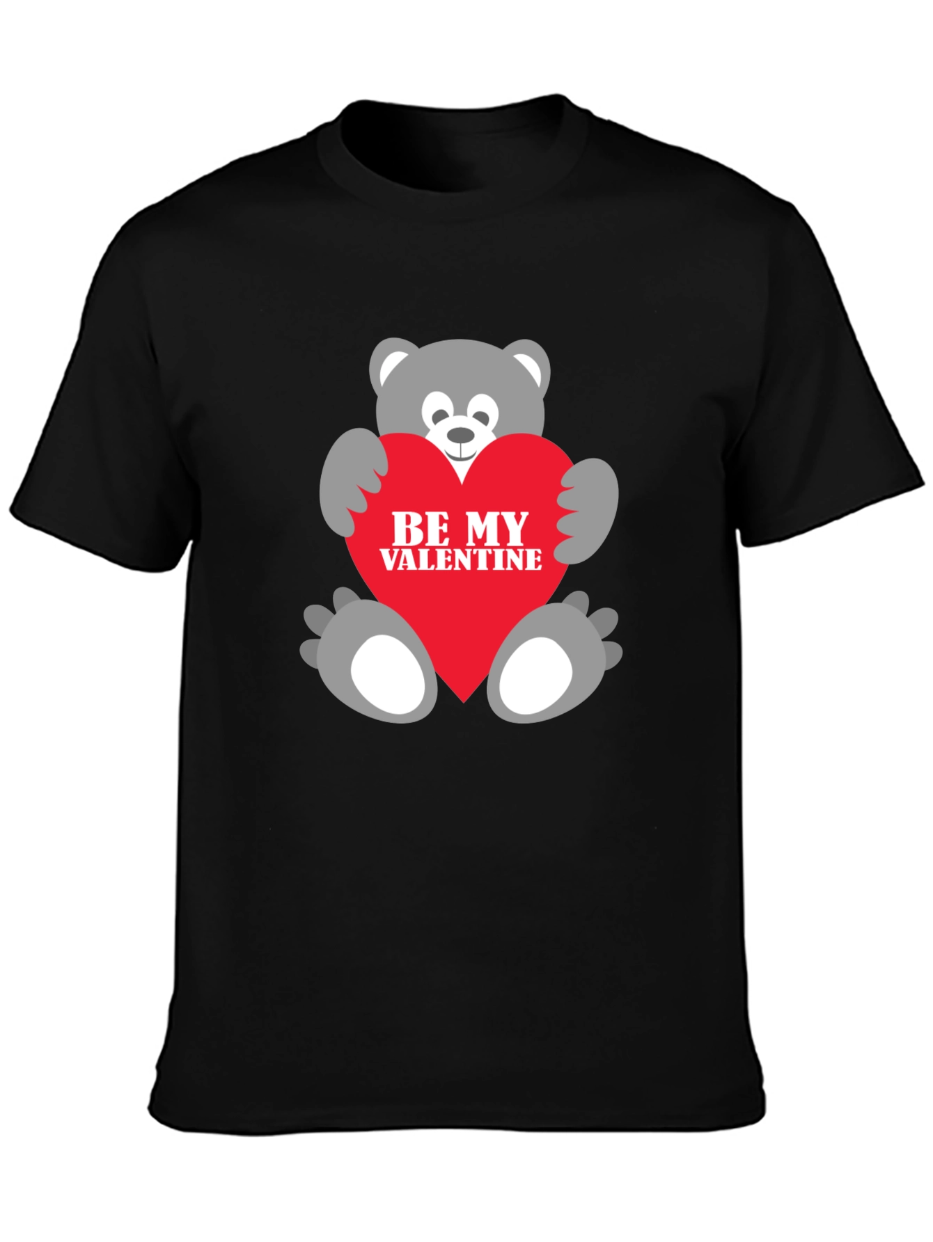 Be My Valentine Teddy Bear Graphic Tee