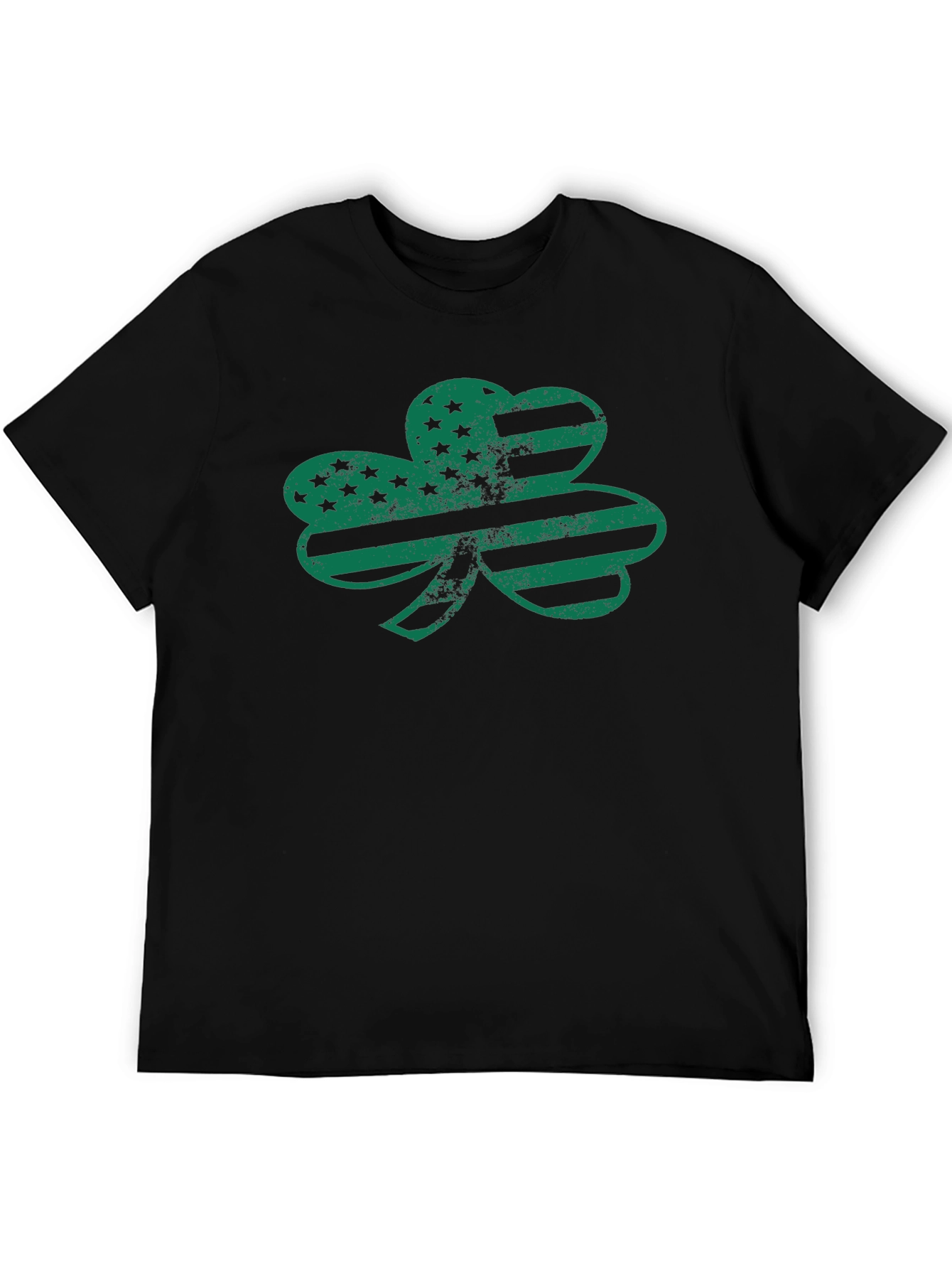 Patriotic Shamrock Graphic Tee - St. Patricks Day Shirt