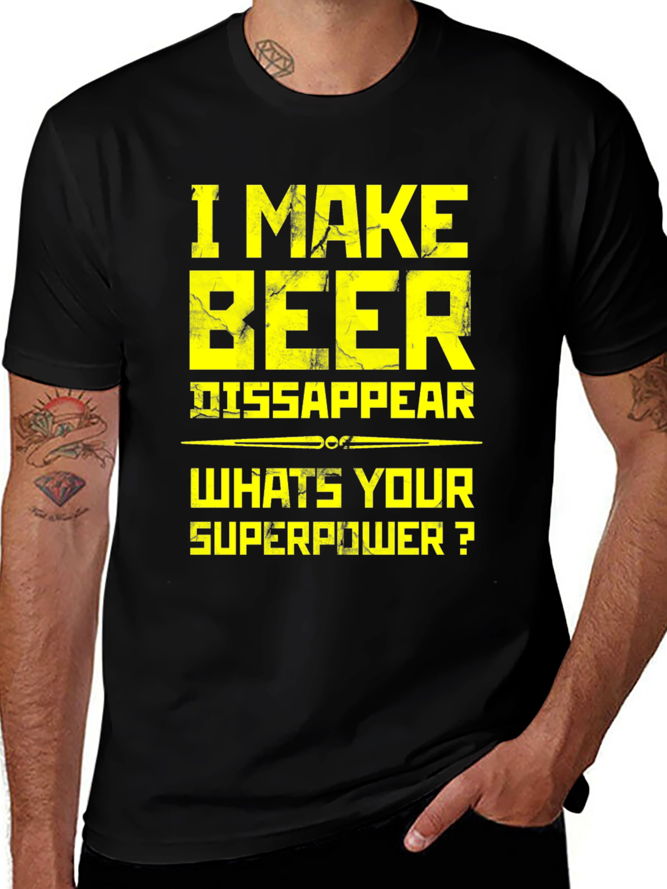 I Make Beer Disappear Superpower T-Shirt