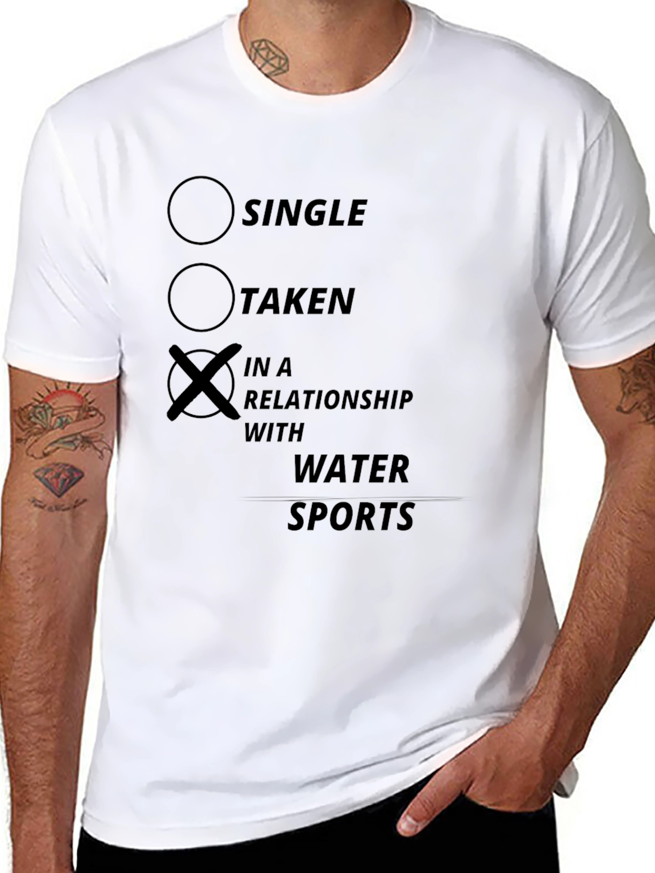 Water Sports Relationship T-Shirt - Novelty Apparel
