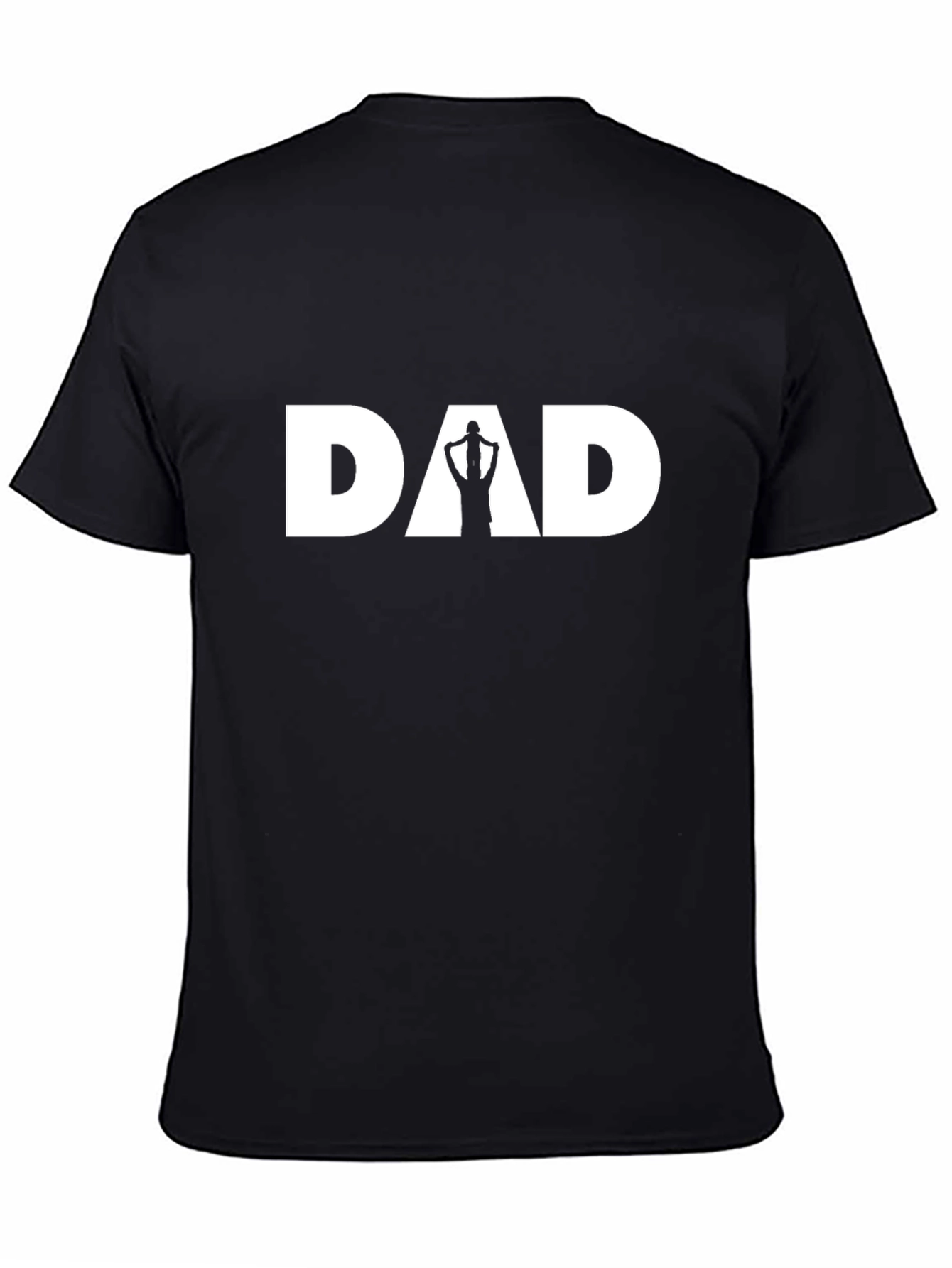 Dad Graphic Tee - Black Cotton Fathers Day Shirt