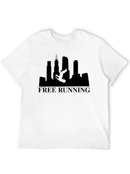 Free Running Black T-Shirt - Urban Style