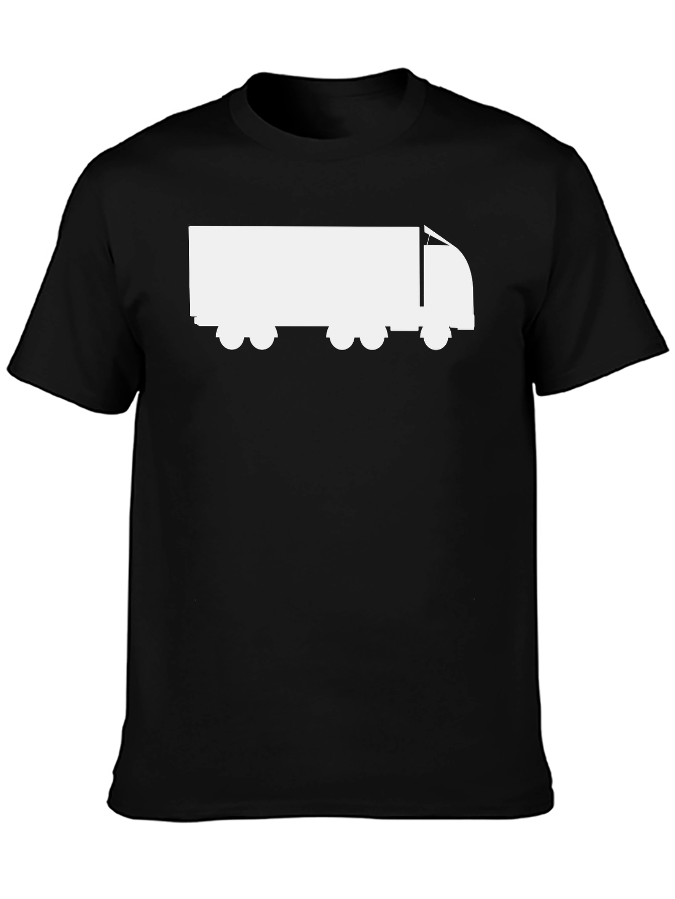 Truck Graphic Tee - Classic Black Cotton Comfort
