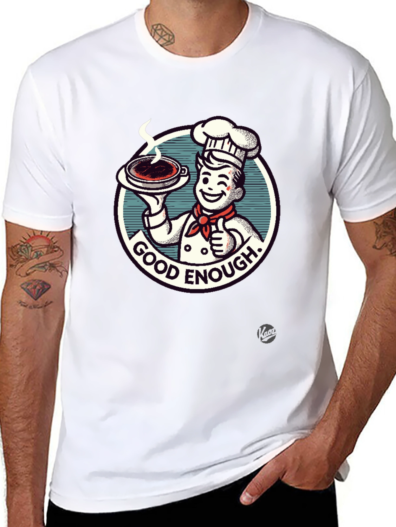 Good Enough Chef Graphic Tee - Premium Cotton