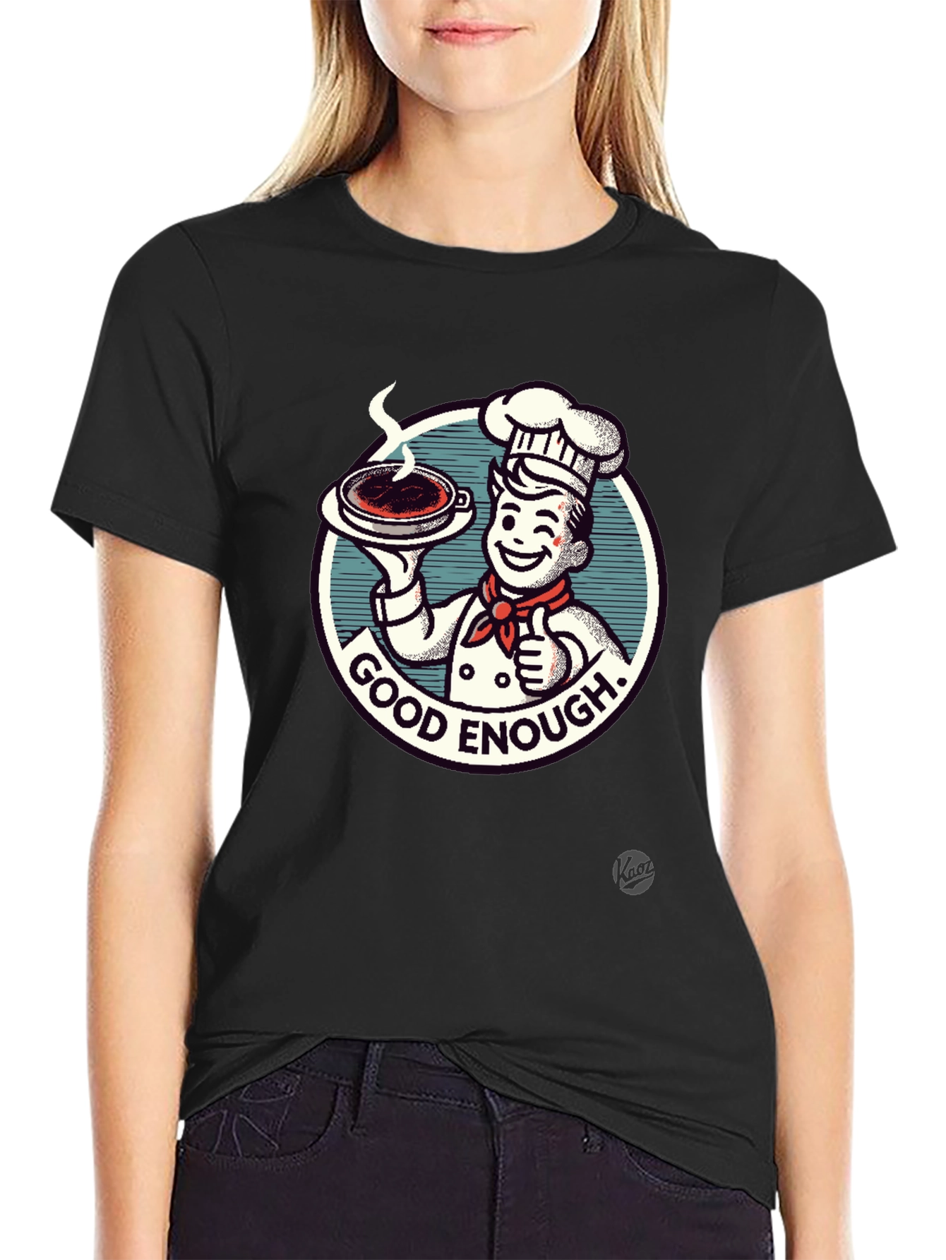 Good Enough Chef Graphic Tee - Premium Cotton