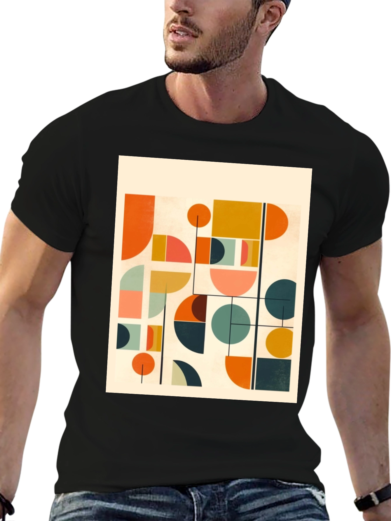 Modern Geometric Art T-Shirt