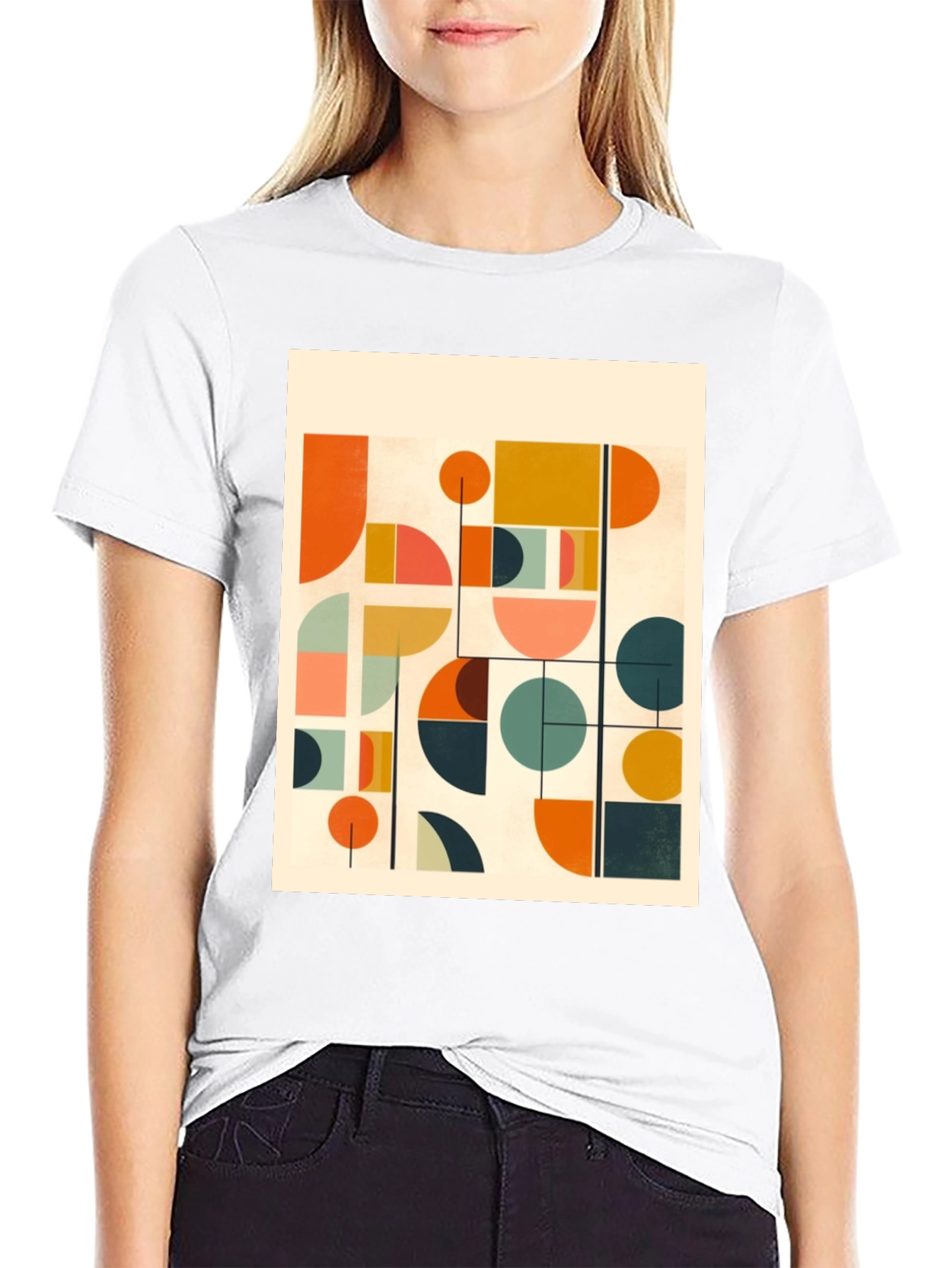 Modern Geometric Art T-Shirt