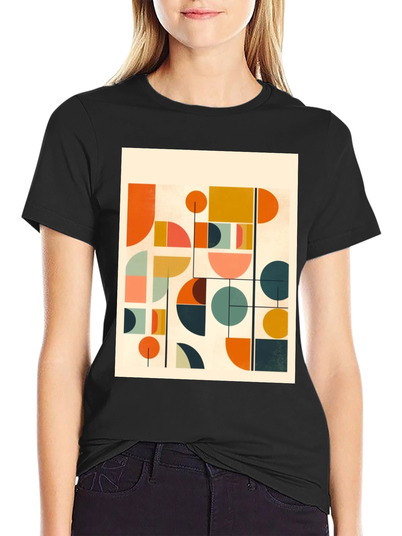 Modern Geometric Art T-Shirt