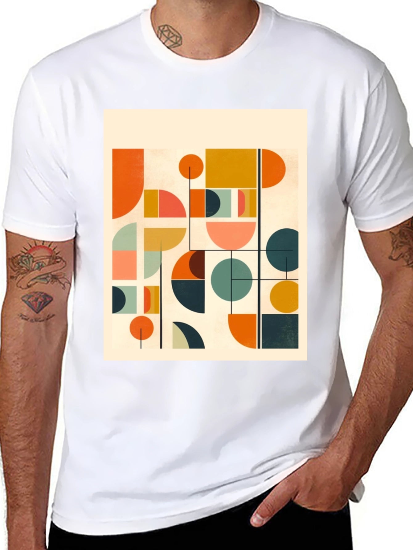 Modern Geometric Art T-Shirt