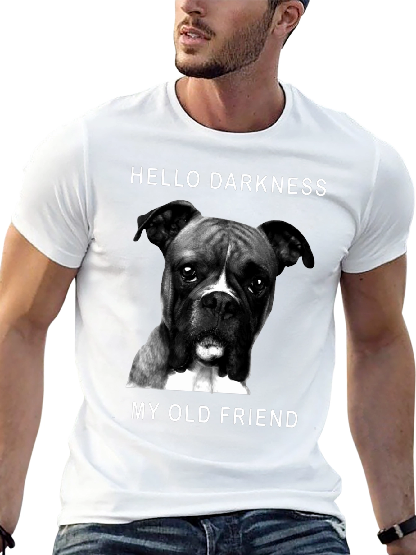 Hello Darkness Dog T-Shirt