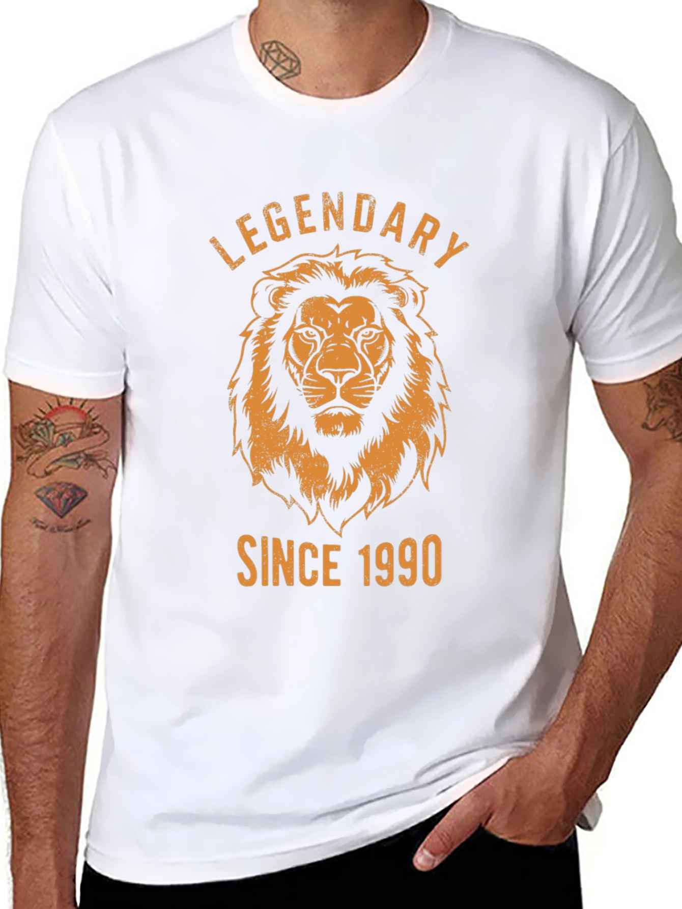 Legendary Since 1990 Lion Graphic T-Shirt