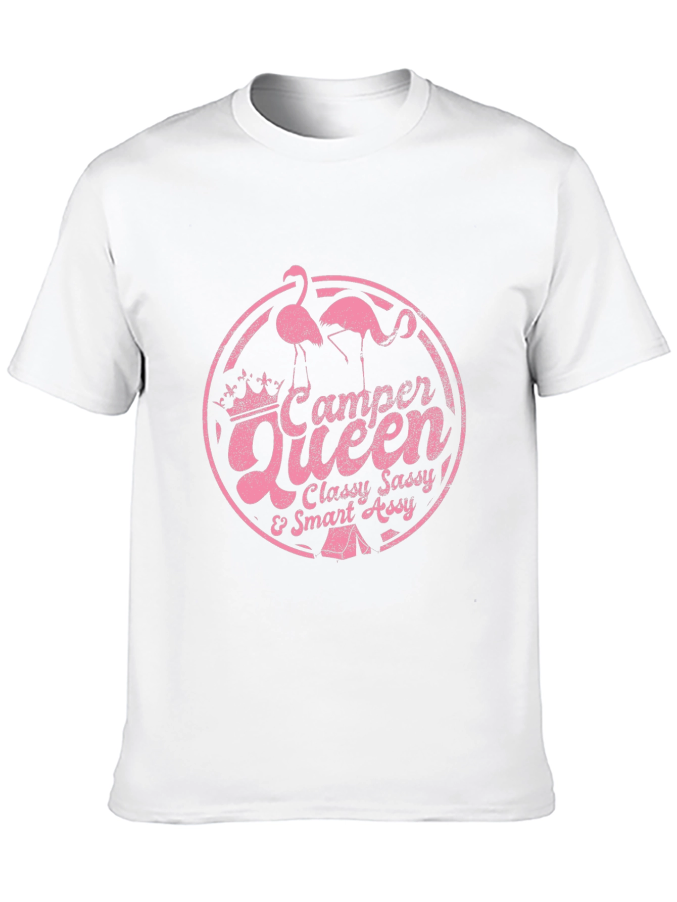 Camper Queen Black Graphic T-Shirt