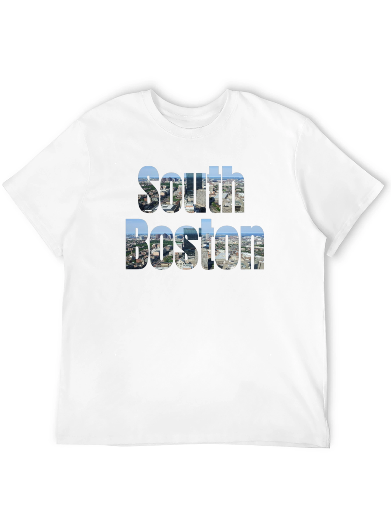 South Boston Skyline Graphic T-Shirt
